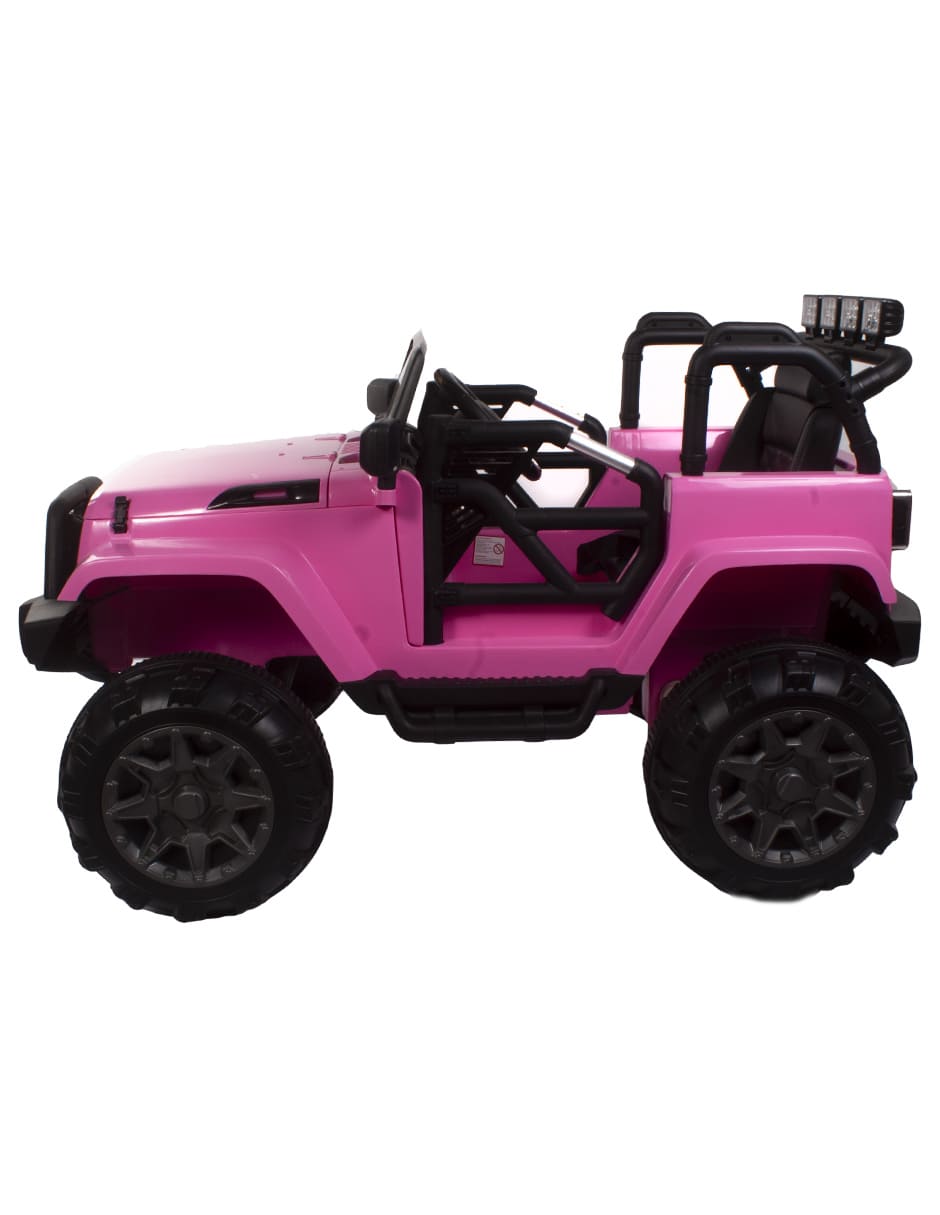 CAMIONETA TIPO JEEP MONTABLE ELECTRICO ROSA