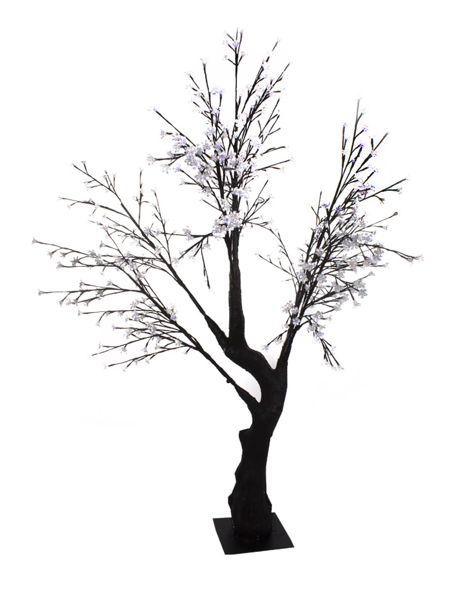 ARBOL LUZ LED FLORES MULTICOLOR 200CM DE ALTO 576 LUCES