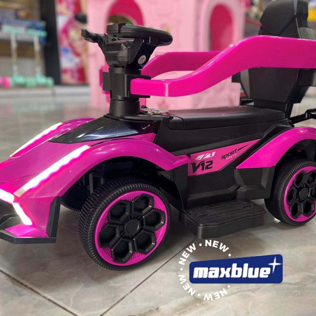 CARRO MONTABLE DE EMPUJE ROSA