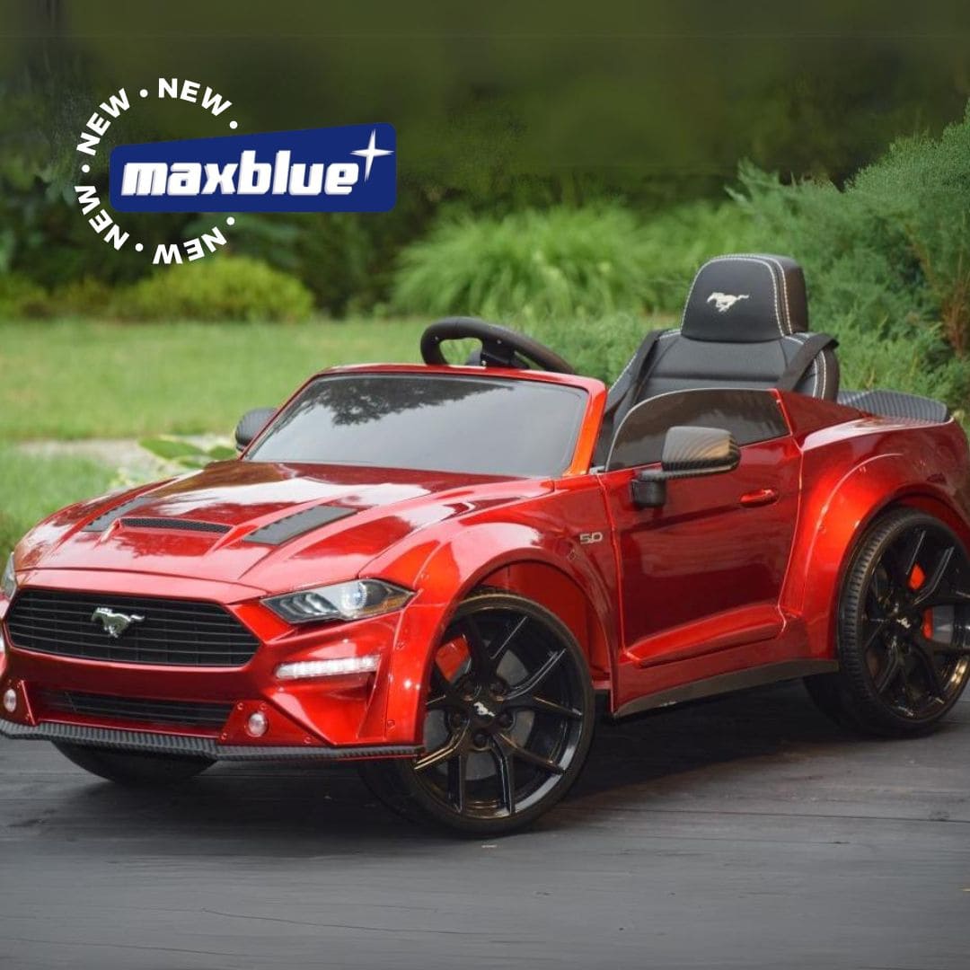 CARRO MONTABLE ELECTRICO FORD MUSTANG ROJO