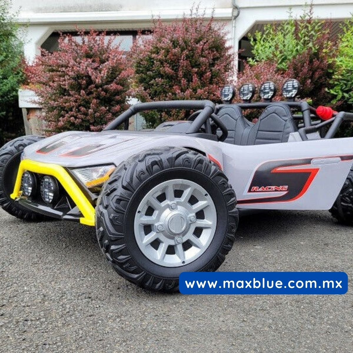 CARRO BUGGY DEPORTIVO MONTABLE ELECTRICO GRIS