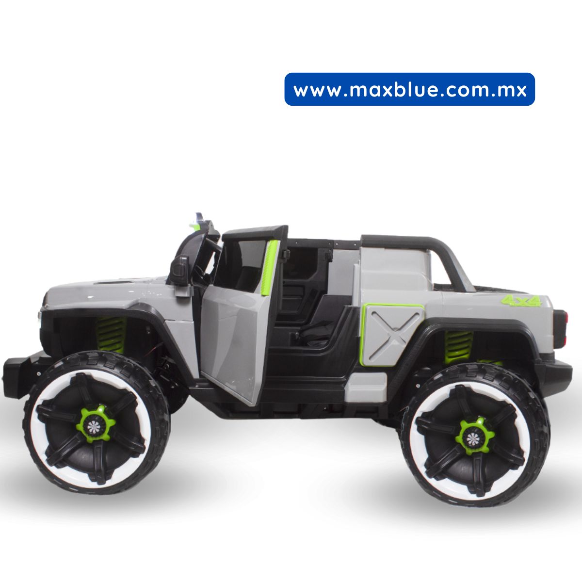 CAMIONETA TIPO BRONCO MONTABLE ELECTRICO GRIS