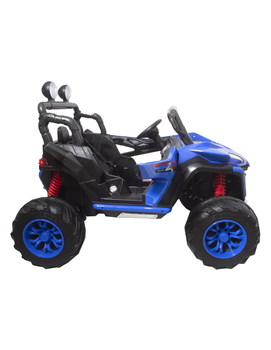 CAMIONETA TIPO BUGGY RZR MONTABLE ELECTRICO AZUL